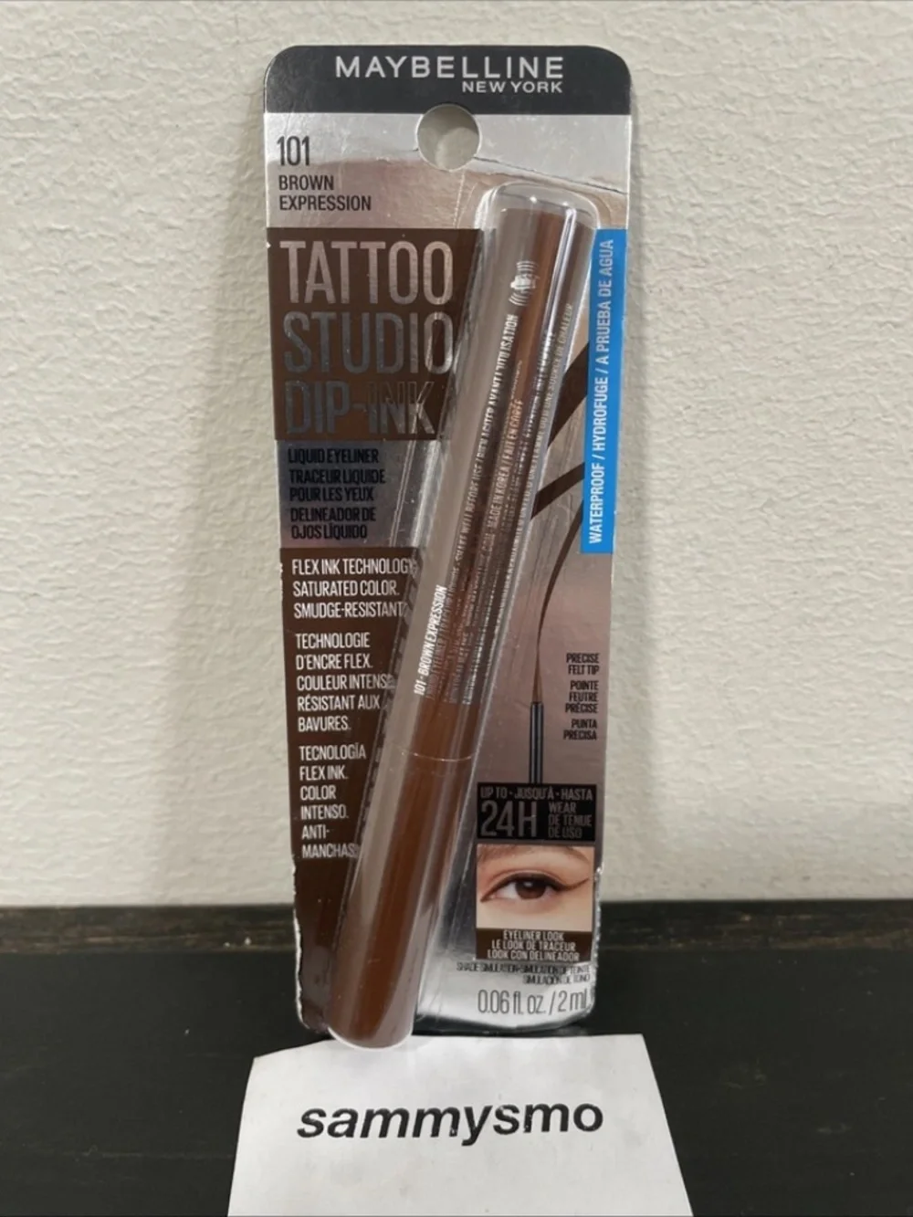 Maybelline Tattoo Studio Dip-Ink, 101 Brown Expression Liquid Eyeliner
